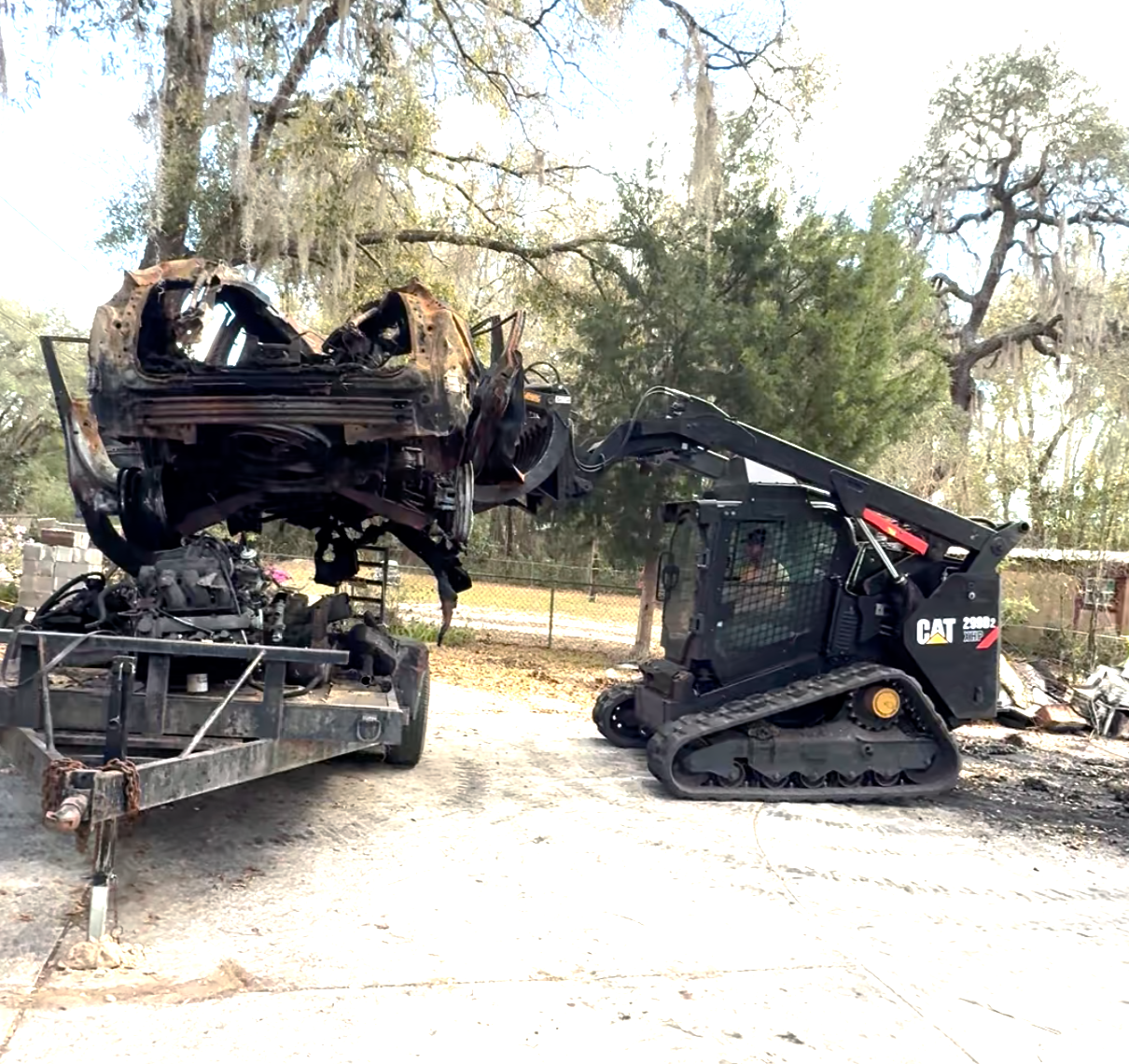Florida property cleared by forestry mulching — sample 10