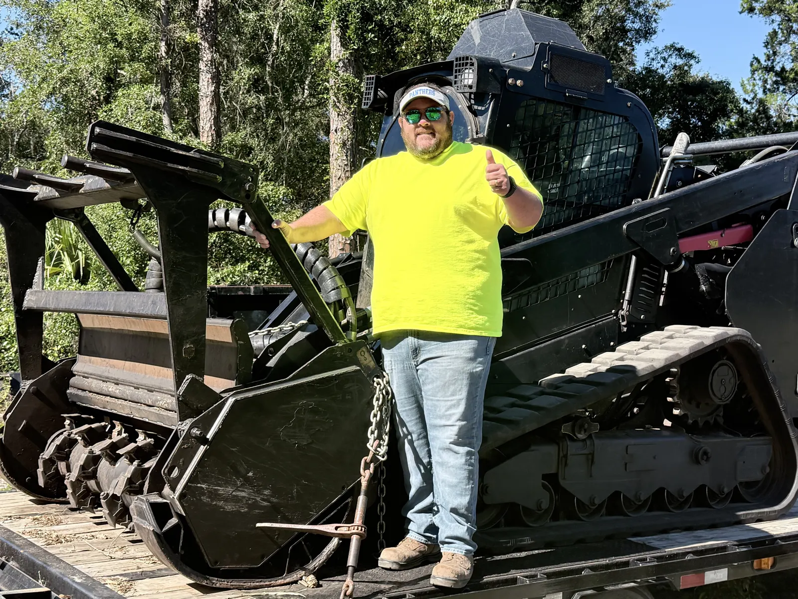 Florida property cleared by forestry mulching — sample 1