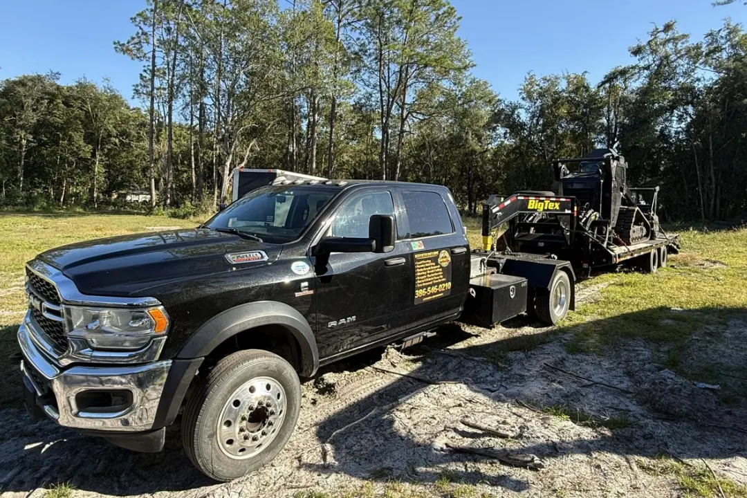 Florida property cleared by forestry mulching — sample 2